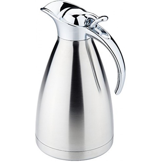 Limited Offer Buy 1 & Get 1 Free Now European 51 Oz Stainless Steel Thermal Coffee 1.5L Capacity Water Vacuum Carafe